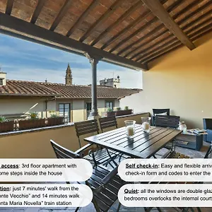  Apartment Buonarroti Big With Terrace In Oltrarno Italy